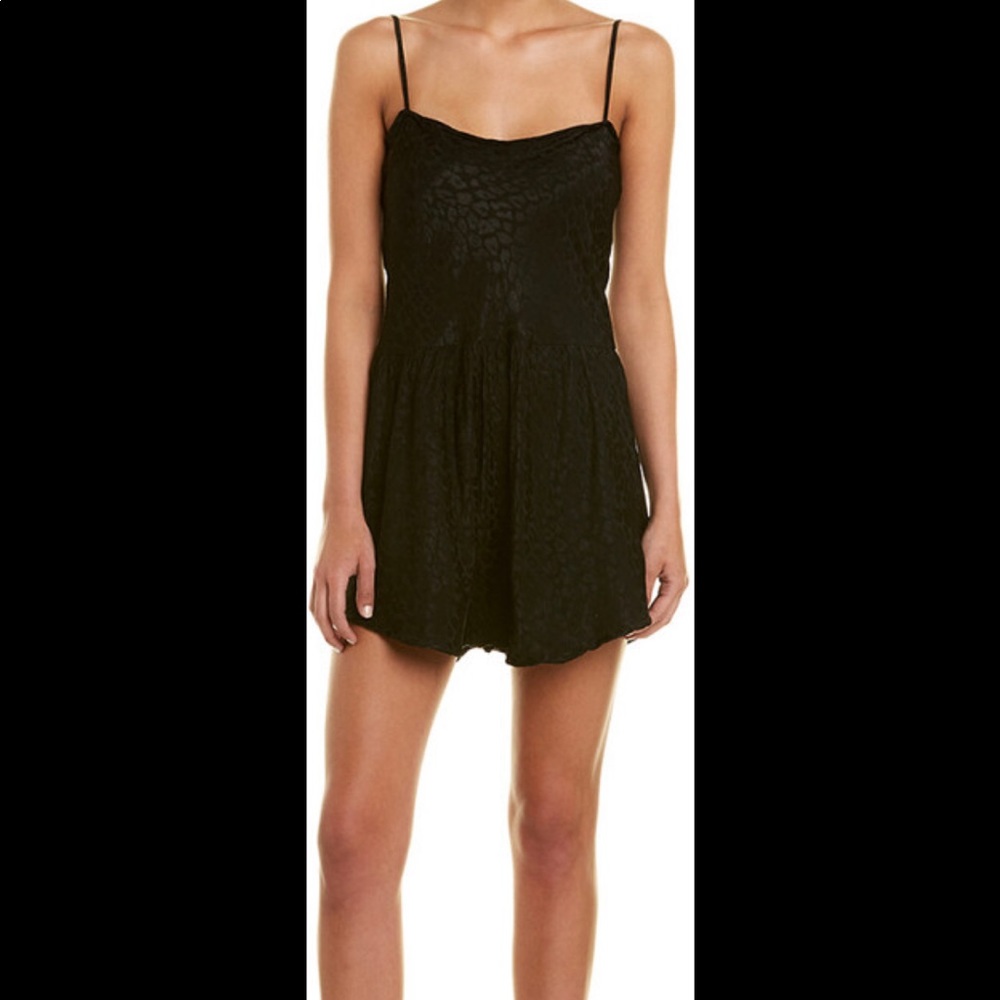 Rag doll LA black leopard print romper